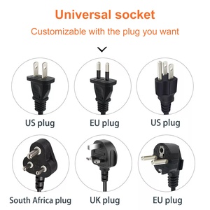רצועות כוח אוניברסלי 3 דרכים עם 2 usb ו 1 סוג c יציאות C