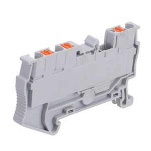 PT 2.5 Din Mounted Electrical <strong>Push</strong> in Wire <strong>Terminal</strong> <strong>Block</strong> PT2.5 Twin - Product Image 5