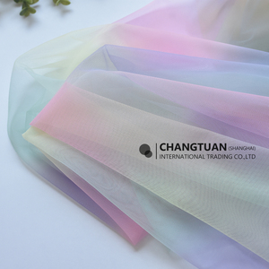 Tela de tul degradado al por mayor, tela de red de malla arcoíris colorida, tela de tul suave degradado para tutús, vestido de niños - Product Image 5
