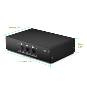 3 en 1 de 3 RCA AV Splitter RGB Selector Audio Video interruptor Convertidor para X-box 360 W-ii PS2 PS3 DVD/VCD/EVD/HDVD - Product Image 5