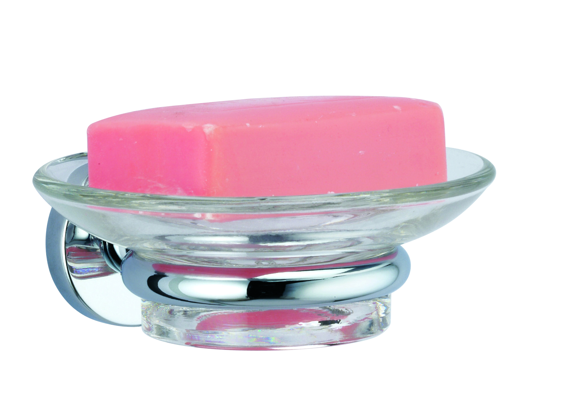 soap holder with glass