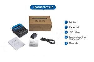 Impresora térmica de recibos Pos de 58mm Impresora de boletos de tienda económica en varios idiomas para computadora de teléfono Android Ios - Product Image 4