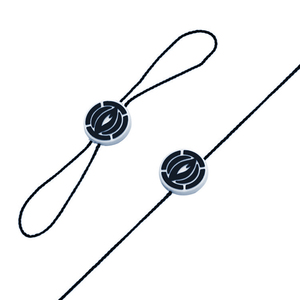 Sello de cuerda de plástico Etiqueta de bloqueo Diseño personalizado Prenda personalizada Logotipo de marca 3D Cadena de etiqueta colgante - Product Image 3