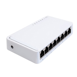8 porte ad alte prestazioni 100/1000M Switch Ethernet Megabit di rete Hub non gestito per Desktop con QoS SNMP 12 mesi - Product Image 3