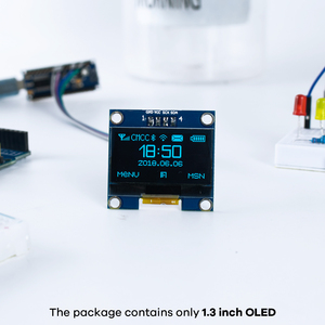 4PIN 1,3 Zoll IIC I2C SPI OLED-Modul Anzeigetafel 128x64 SH1106 Weiß/Blau oled Bildschirm Kompatibel mit Arduino Raspberry PI - Product Image 3