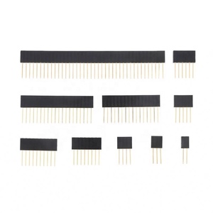 2.54mm a fila singola femmina perni 11mm scheda PCB connettore presa intestazione 1 ** 2 ~ 20Pin 40P componenti elettronici - Product Image 2