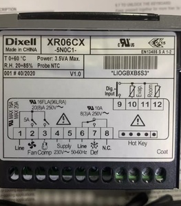 Controlador electrónico de temperatura para almacenamiento en frío ELF, termostato de Dixel para sensores de temperatura de 120V, nuevo