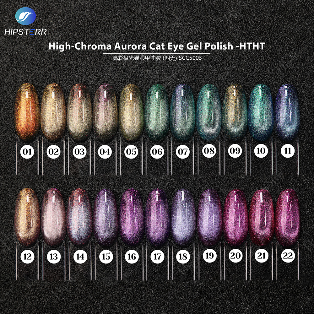 เจลทาตาแมวออโรร่าที่มีสีสูง-htht