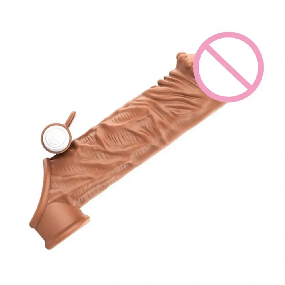 Nouveau 2020 pénis Extender agrandisseur manchon coq gaine rehausseur boule circonférence Super extensible silicone préservatif pour hommes sexe