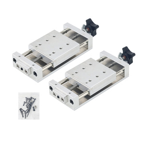 Mini Mesa deslizante Manual de precisión, riel lineal, plataforma de eje X/Y para procesamiento de Control Digital CNC, guías lineales cruzadas - Product Image 1