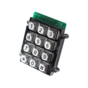 Teclado numérico de 12 teclas, teclado intercomunicador, teclado de sistema de control de acceso - Product Image 1