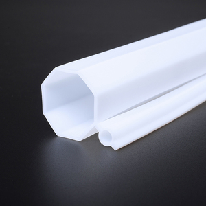 ท่อ PTFE ทรงสี่เหลี่ยมทนความร้อนสูงอัดขึ้นตามต้องการ - Product Image 3