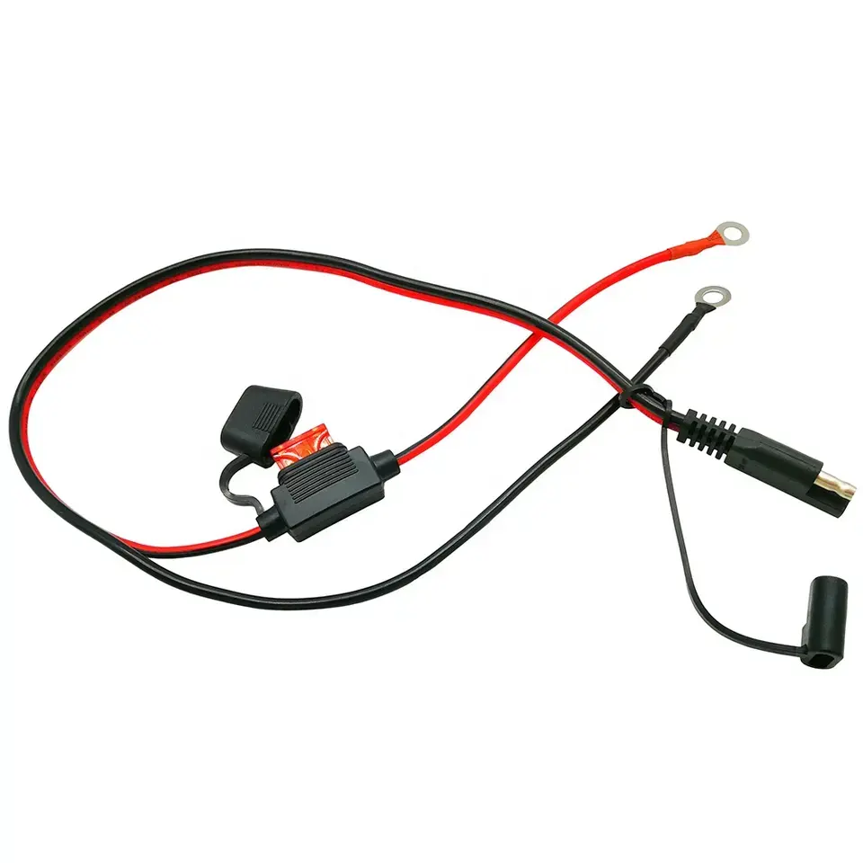 Câblage de harnais pour moto, connecteur de Terminal d'arbre Sae à O, déconnexion rapide, câble de chargement de batterie de voiture