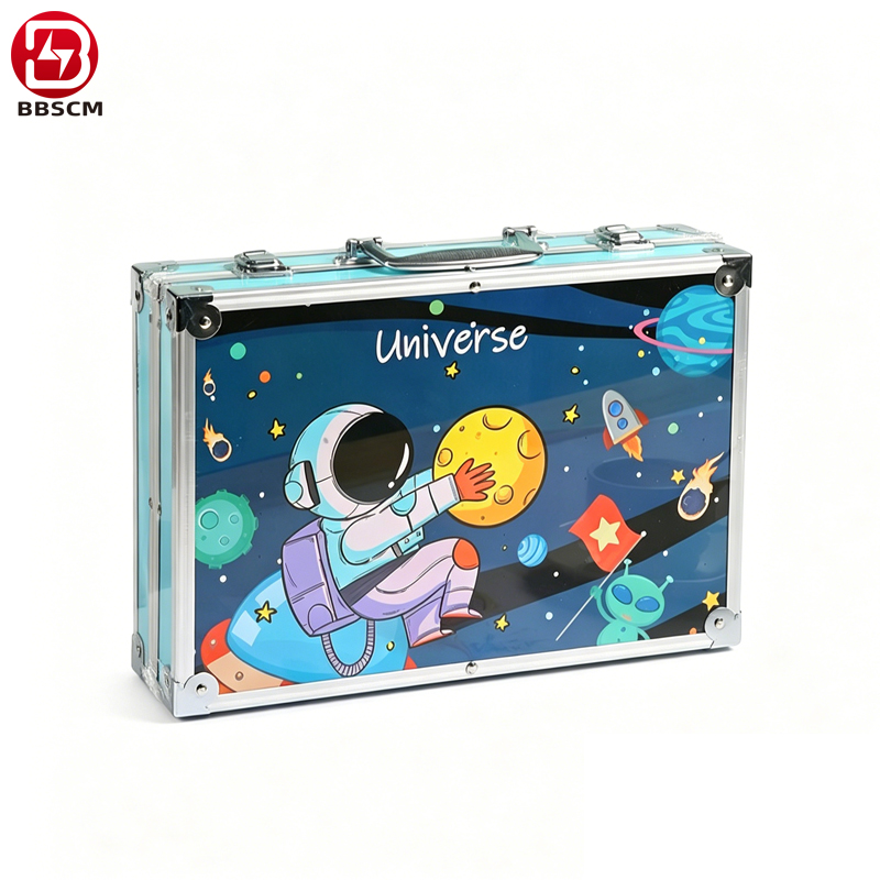 Boîte en aluminium 145, pinceau, astronaute - double couche
