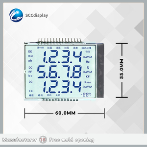 Display personalizzato HTN segmento positivo modulo Display LCD 7 segmento Display a prezzo eccellente 5.0V 12:00 Display a codice segmento - Product Image 4