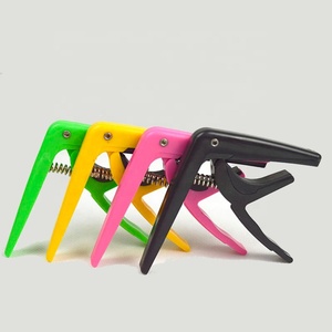 Capo de plástico para violão, para guitarra elétrica clássica acústica de 6 cordas, acessório de instrumento musical