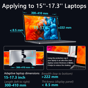 2023 Latest LCD <strong>Computer</strong> <strong>Monitor</strong> 14 Inch IPS Panel 2nd Triple Additional Screen Laptop Extension - Product Image 3