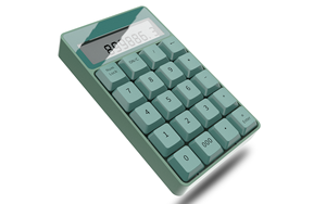 Mini teclado numérico digital inalámbrico OEM de venta directa de fábrica con teclas coloridas