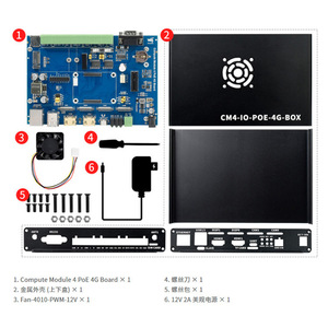 Aismartlink Raspberry Pi CM4 modulo di calcolo IoT PoE scheda di espansione supporta il modulo 5G/4G RS485/RS232 - Product Image 3