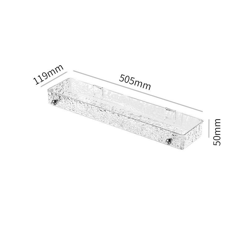 50CM - transparent silver large