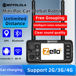 MCTOLOLA新しいZello Android 8.11 PoCワイヤレス4GモバイルネットワークSIMカード付きGPSBluetooth Wi-Fiグローバルカーウォーキートーキー - Product Image 2