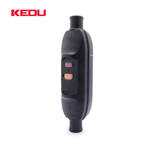 KEDU PD22B InLine PRCD 220-250V 16mA/20mA güvenlik GFCI dahili TEST ve sıfırlama düğmeleri - Product Image 3