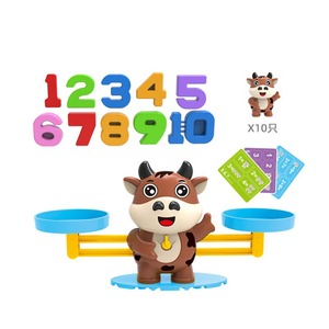 ตาชั่งตัวเลขและตัวอักษรของเด็กรูปการ์ตูนสัตว์และของเล่นลบ - Product Image 3