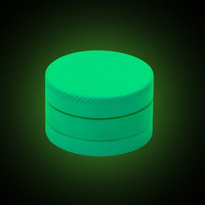 New 40mm <strong>Three</strong> Layer Glow in the Dark Herb <strong>Grinder</strong> Manual Spice Crusher Custom logo Luminous Metal <strong>Grinder</strong> Glowing