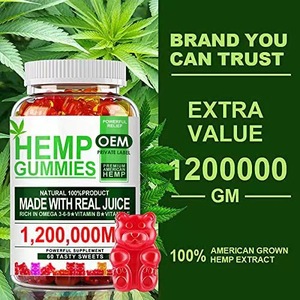 Private Label Hanf Gummies Candy für Erwachsene Wirksam zur Schmerz linderung und besseren Schlaf - Product Image 4