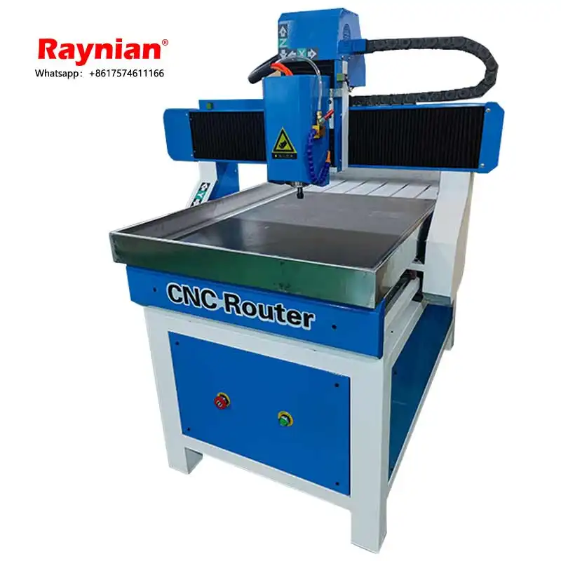 Raynian-6090 소스 공장 자동 CNC 플레이트 가구 중장비 조각 기계