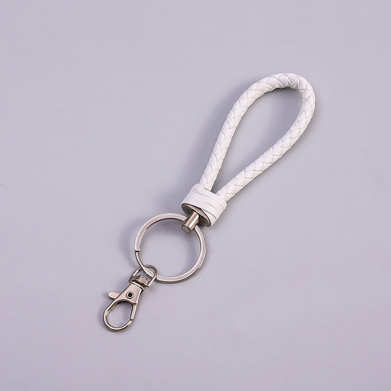 Corde en cuir blanc