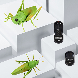 Simulated Electronic RC Insect Model <strong>Toys</strong> Mini Infrared Control Grasshopper Shaped Scary Tricks Prank <strong>Toys</strong> for Children - Product Image 2