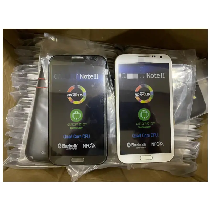 Téléphone portable d'occasion en gros pour Samsung note2 note3 remis à neuf Aucune rayure sur l'apparence