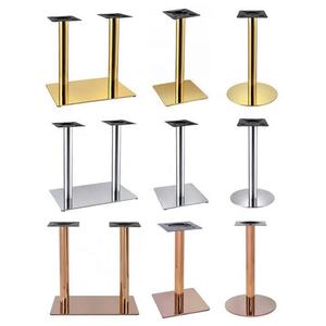 Bảng căn cứ công nghiệp hiện đại Vòng nhà hàng x Chân thép đúc khung sắt Cà phê ăn uống kim loại bảng căn cứ cho bảng - Product Image 3