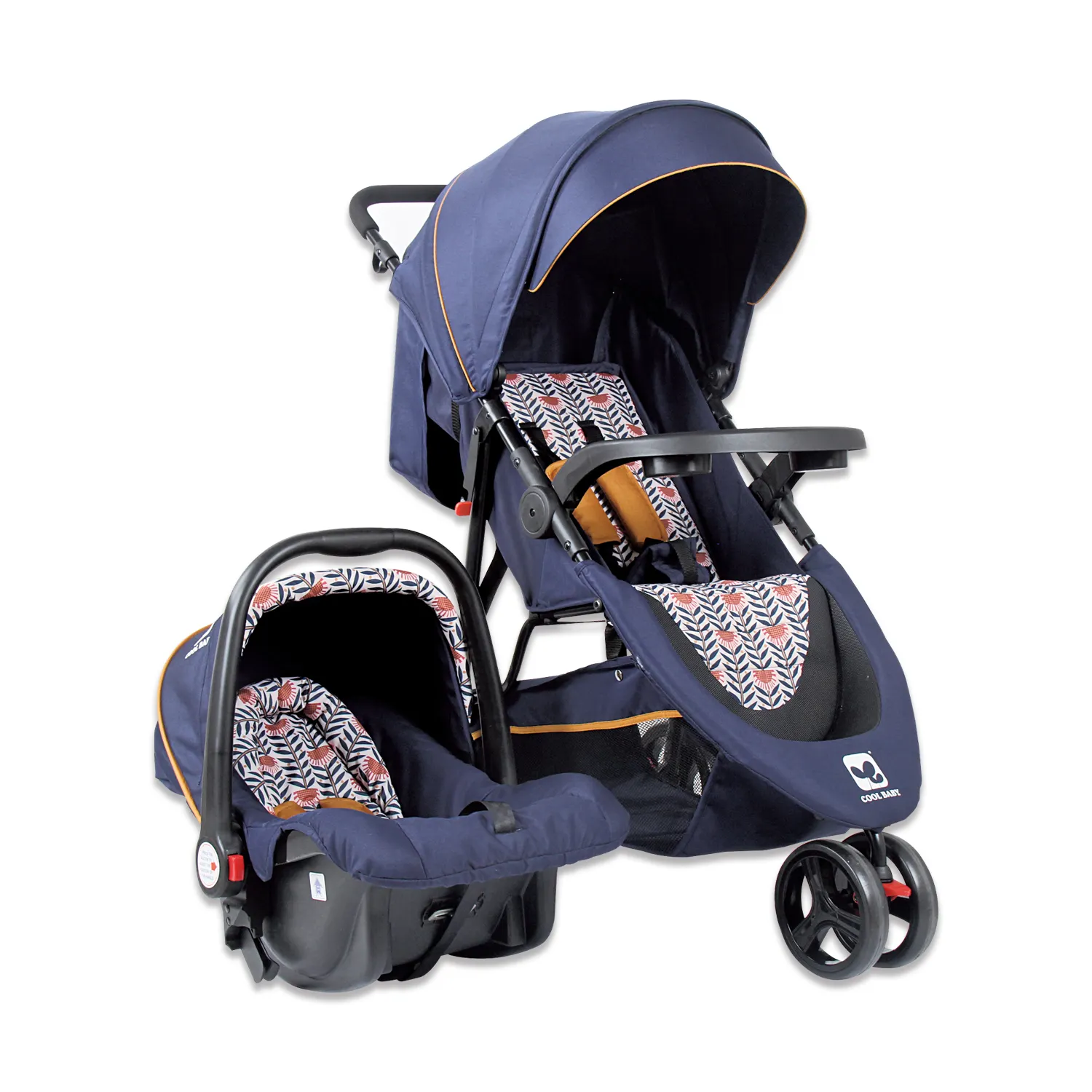 Cool Baby-Sistema de viaje para cochecito de bebé, carrier ligero