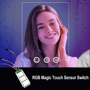 Almohadilla desempañadora RGB de 12V, módulo de Sensor táctil LED para espejo, atenuación continua, interruptor de Control de tres botones, interruptores inductivos - Product Image 6