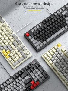 T50 Mechanical USB Wired <strong>Keyboard</strong> 97 <strong>Keys</strong> Green Axis <strong>Light</strong> with Knob Office Gaming <strong>Computer</strong> Color <strong>Keyboard</strong> Mechanical <strong>Keyboard</strong> - Product Image 3