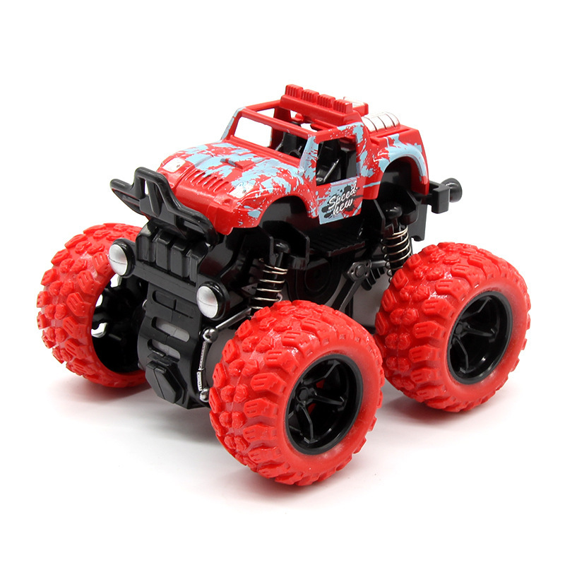 Off-road vehicle-red-naked
