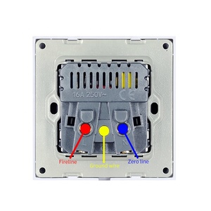 高品质法国开关C型USB插座现代法国16A单插座多色法国USB 2P + T插座 - Product Image 5