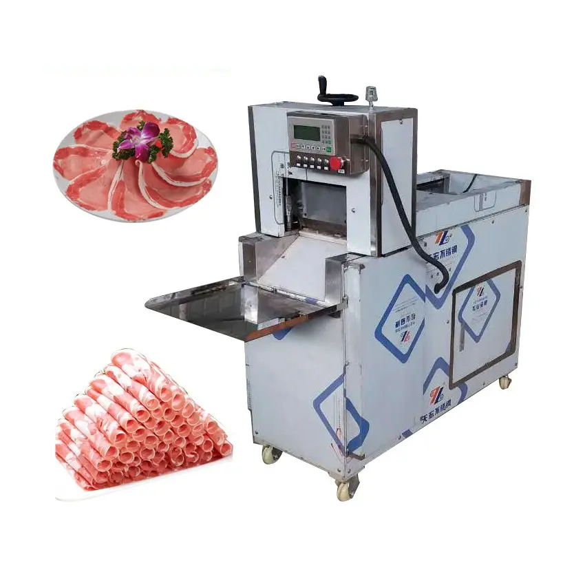 Lammeren Vis Hotpot Chinese Slagerij Apparatuur Verwerking Snijmachine Rundvlees Snijmachine