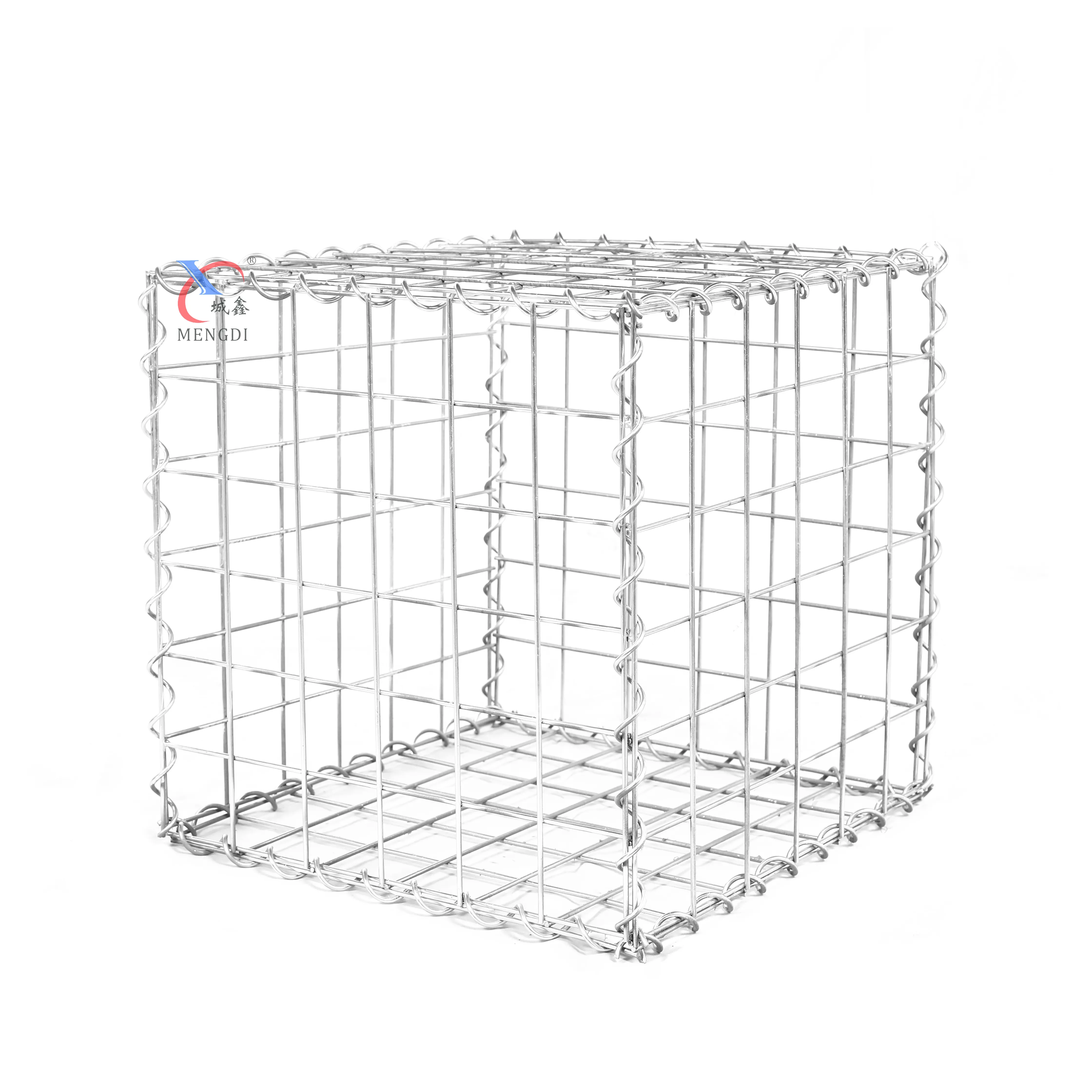 Hebei galvanisé à chaud avant cage en treillis métallique soudé gabion clôture gabion cage 1*1*1m gabion soudé
