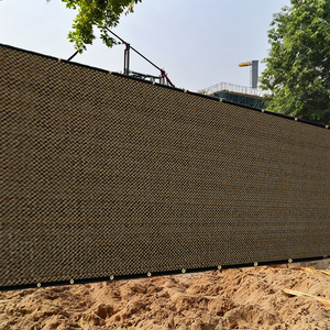 プライバシースクリーンフェンスヘビーデューティー4'x 50'HDPEガーデンシェードカバーポーチモカンネット屋外壁ポーチシェードネット - Product Image 1