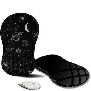 Tappetino da polso ergonomico con Design rotondo personalizzato Memory Foam tappetino da scrivania in Gel cartone animato mano Computer Mouse Pad per gioco/ufficio/uso domestico - Product Image 4