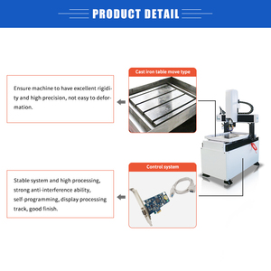 Fresadora de Marco cnc de hierro fundido, 4040, 6090, con controlador cnc dsp para acero inoxidable - Product Image 4