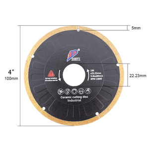 Europese Markt Snijschijf 100Mm Porseleinen Snijbladen 5 Inch Snijschijf Super Dun Diamantzaagblad Aangepast Rond - Product Image 2