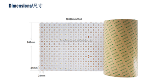 10 metre uzunluk LED levha esnek LED arka ışık paneli DC24V 410 metre başına LED arka ışık reklam için 10000*240mm - Product Image 6