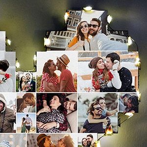 Trái Tim Khung ảnh cắt dán Treo Tường Khung ảnh gia đình hình ảnh tường trang trí quà tặng cho cha mẹ người yêu vợ (15 hình ảnh) - Product Image 4