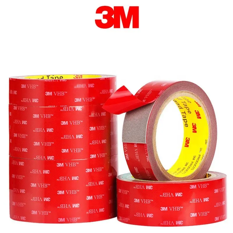 Car Special Double sided Tape 3M 5608 VHB Gray Strong Acrylic Foam Tape 0.8mm Thickness 3M Double Face Adhesive Wall Decoration