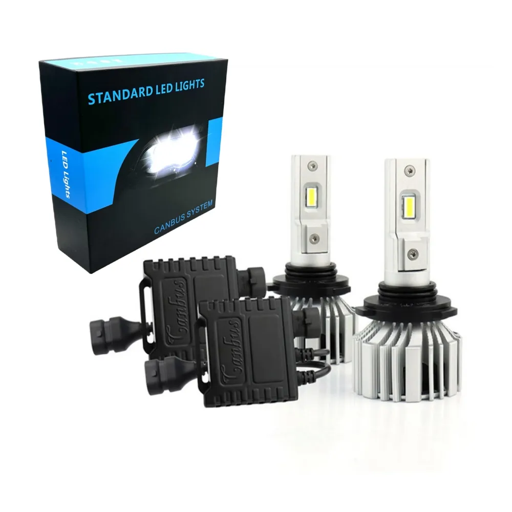 Lampu Mobil Anti Berkedip, Lampu Otomatis Kit Led Canbus H7 H11 H4 H13 untuk Mobil 12 Voltase