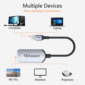 USB3.0/2.0到HDMI适配器支持USB3.0长度0.15米音频电缆转换器